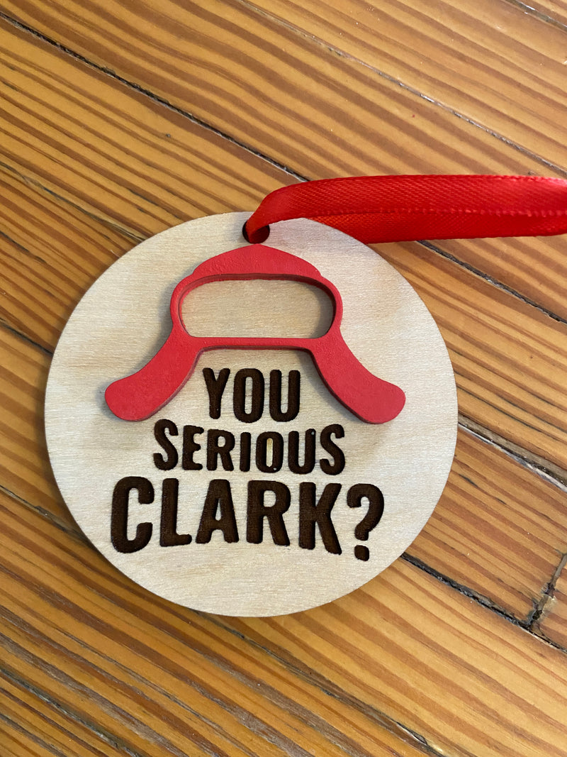 Serious Clark Ornament