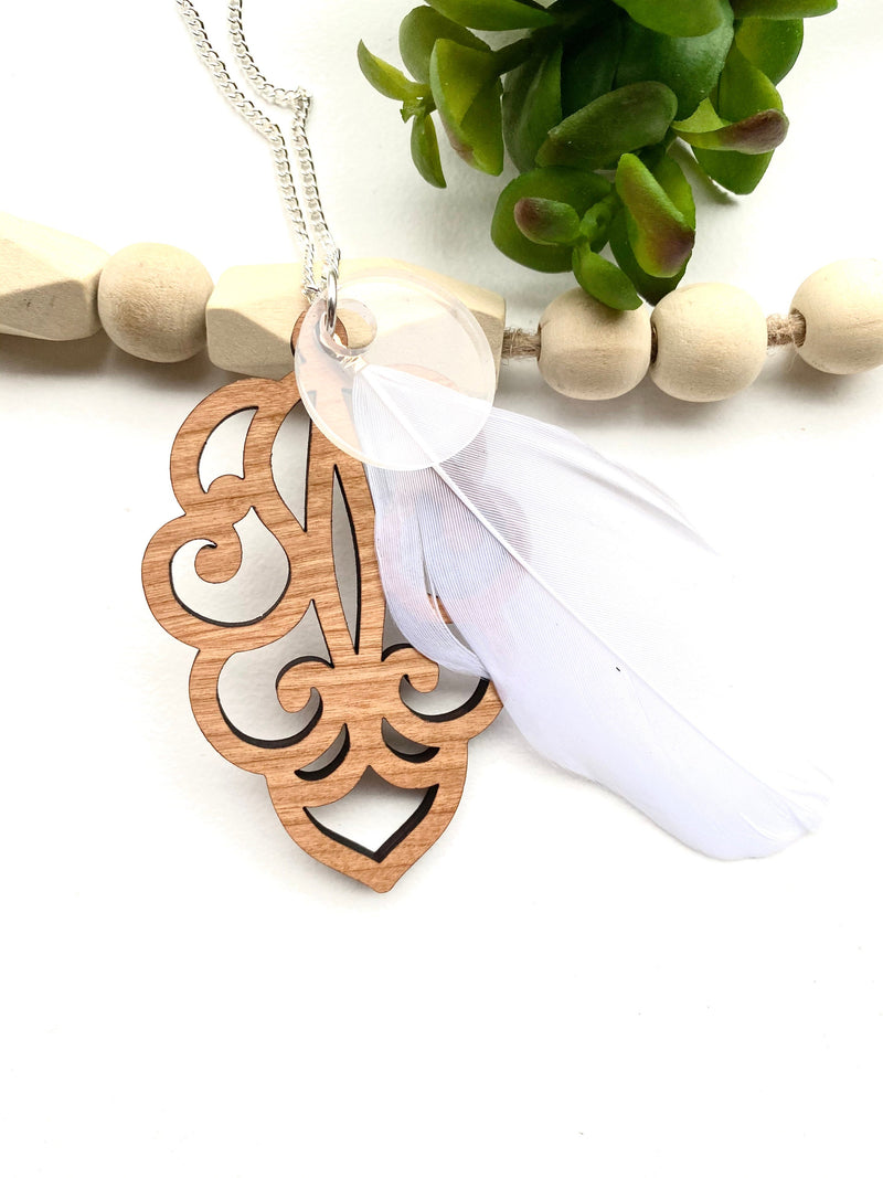 Moroccan Necklace, Long Pendant, Feather Jewelry, Art Deco Inspired Jewelry. Long Chain Pendant